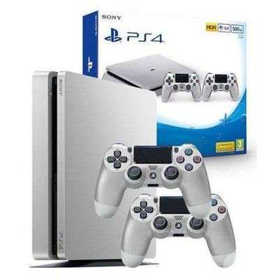 Silver PS4 like new, Barely used