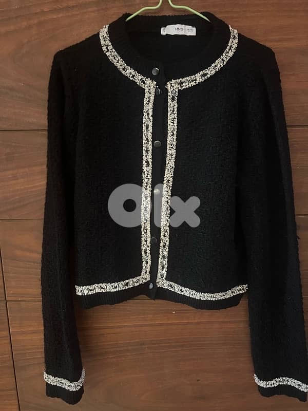 Mango black Cardigan 1