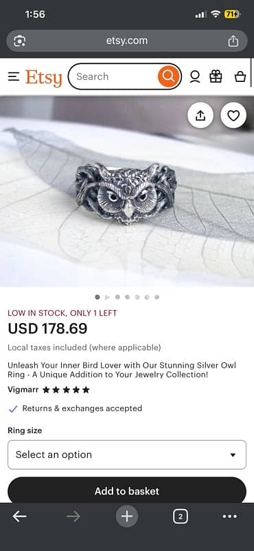 Owl Ring 2