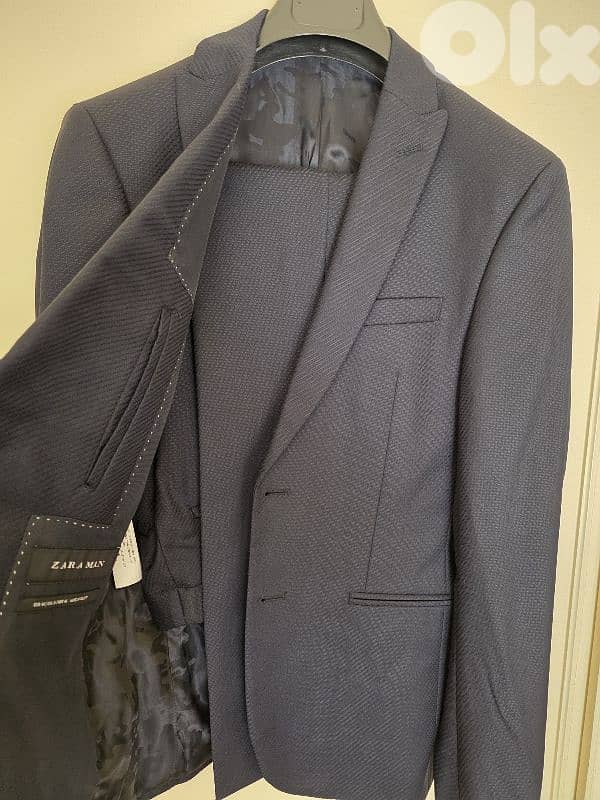 zara suit size 46 2