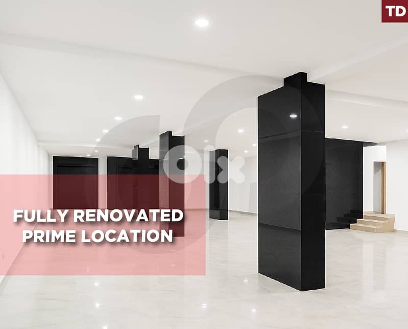 Luxurious, Fully Renovated, Showroom- Ramlet El Bayda REF#TD128966 0