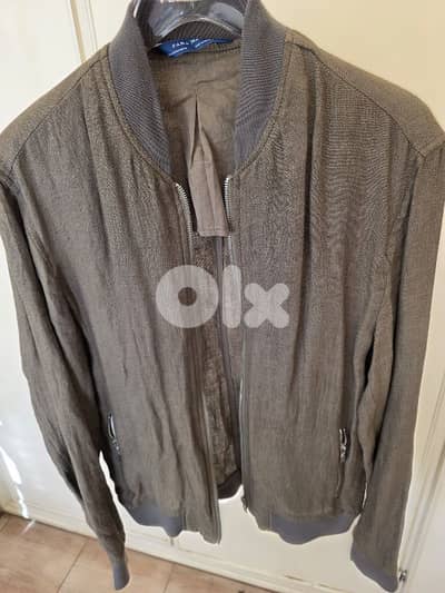 zara Linen jacket size Small Medium