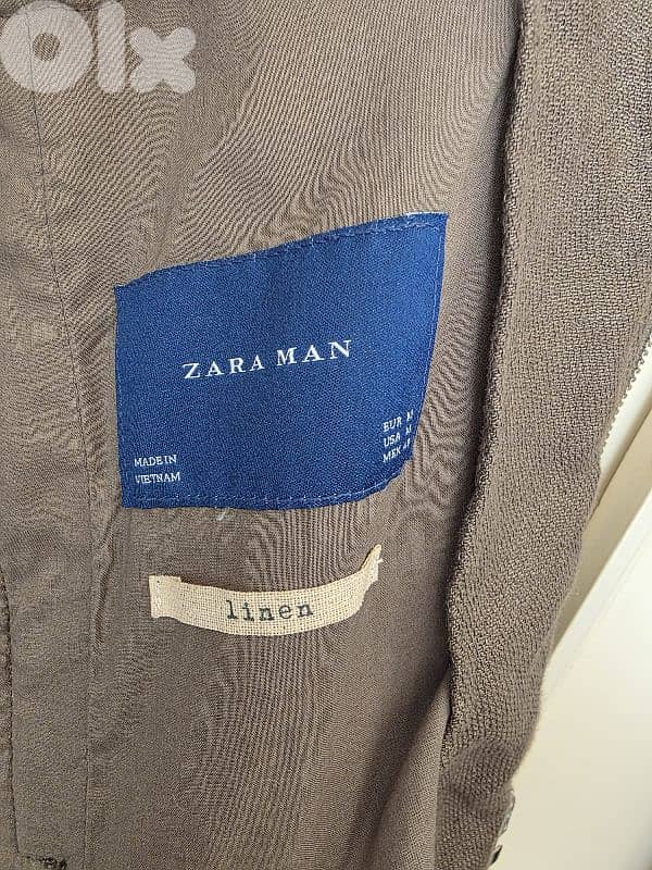 zara Linen jacket size Small Medium 1