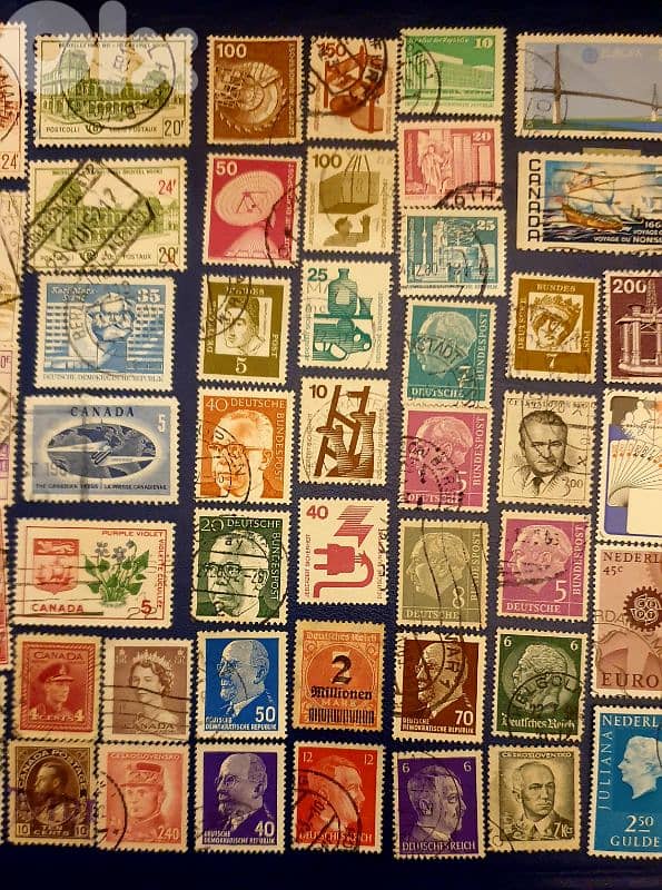 world old 60+ stamps since 1940's Lot# B-336 1
