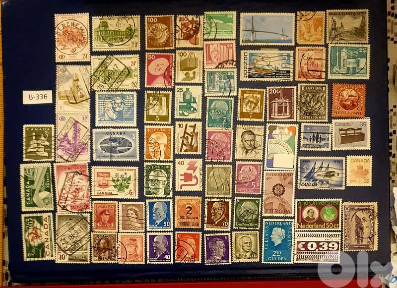 world old 60+ stamps since 1940's Lot# B-336 3