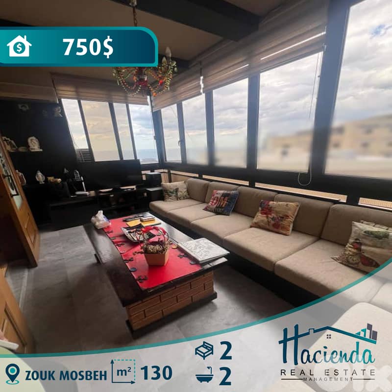 Apartment For Rent In Zouk Mosbeh 0
