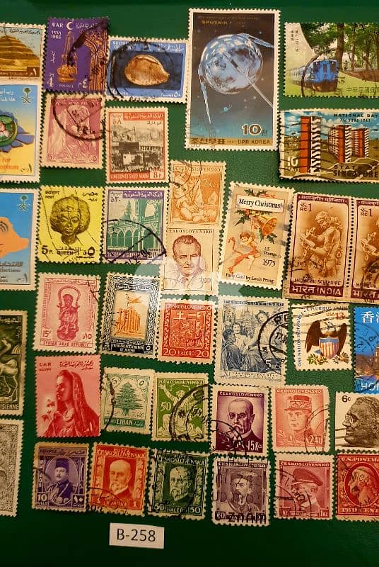 world old 50+ stamps since 1930's Lot# B-258 0