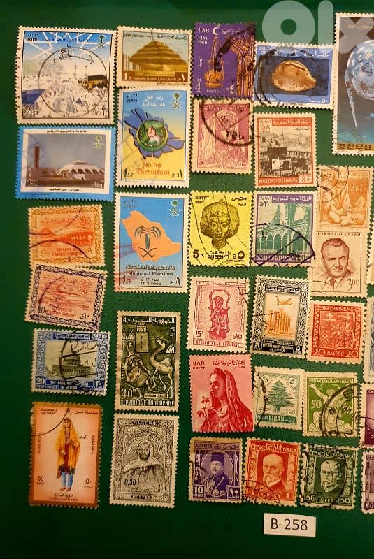 world old 50+ stamps since 1930's Lot# B-258 1