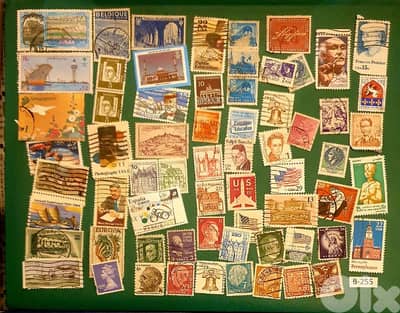 world old 60+ stamps since 1940's Lot# B-255