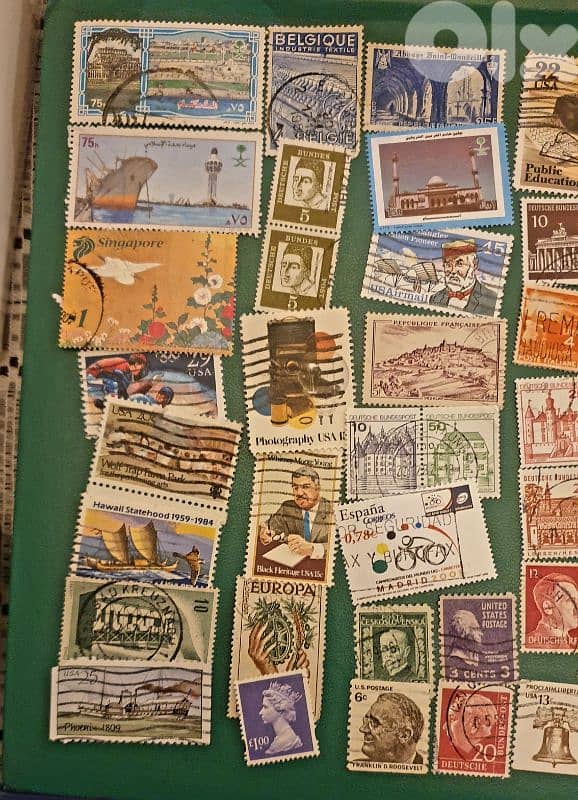 world old 60+ stamps since 1940's Lot# B-255 3