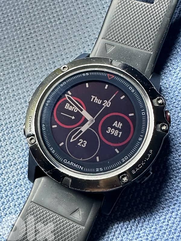Garmin Fenix 5X Sapphire – Like New GPS Multisport Smart Watch 3