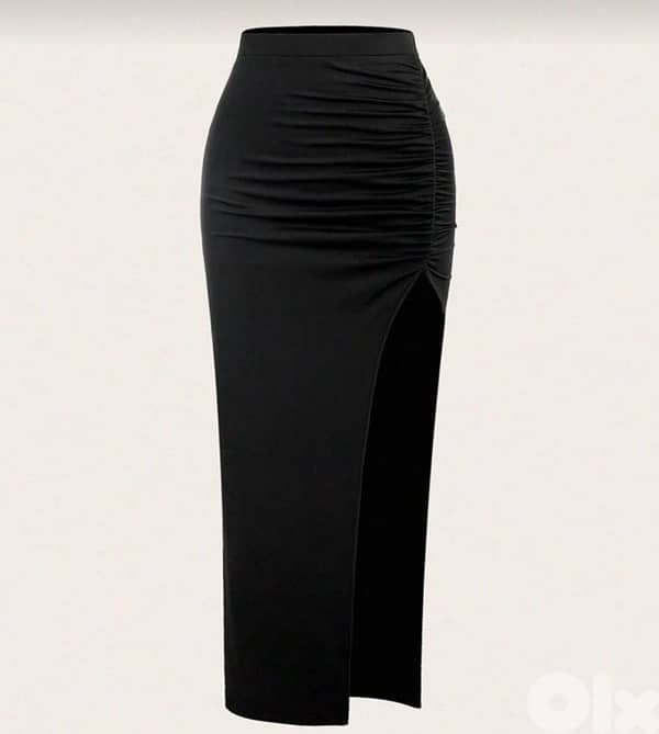 woman skirt / black / M size 0