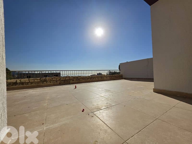 Apartment Ground | Edde Jbeil | terrace & view| شقة تراس في جبيل | BJ 0