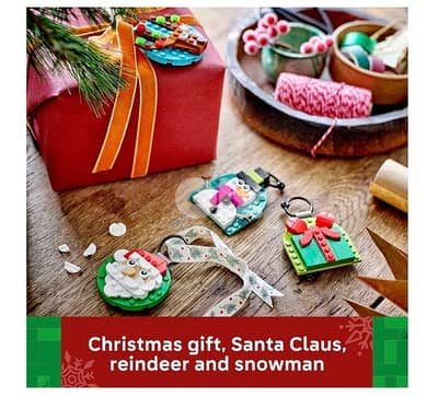 LEGO Christmas Ornament Selection Building