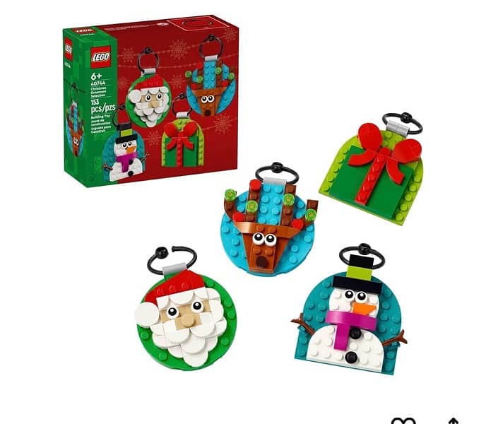 LEGO Christmas Ornament Selection Building 2