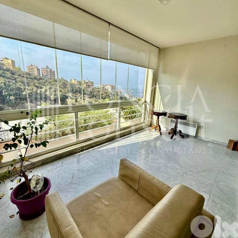 Bright and nice  apartment in  Bsalim, with stunning sea and city view 0