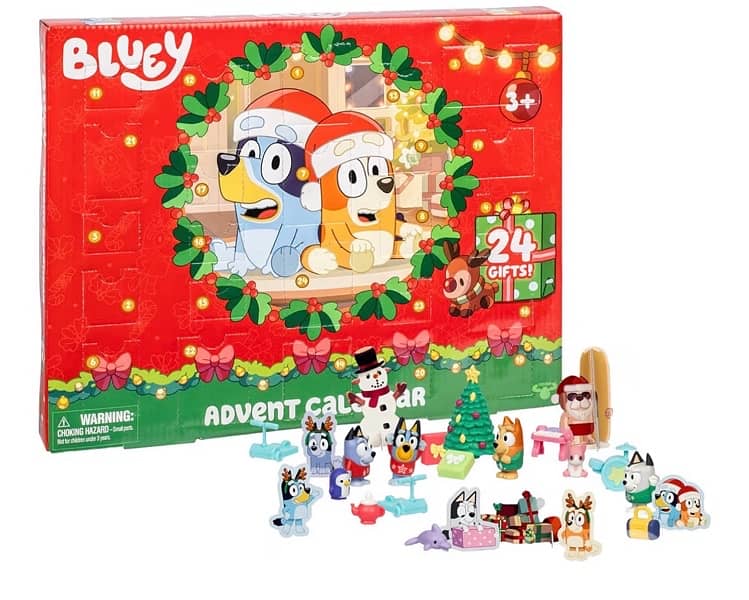 Bluey Mini Figures 2025 Christmas Advent Calendar 0