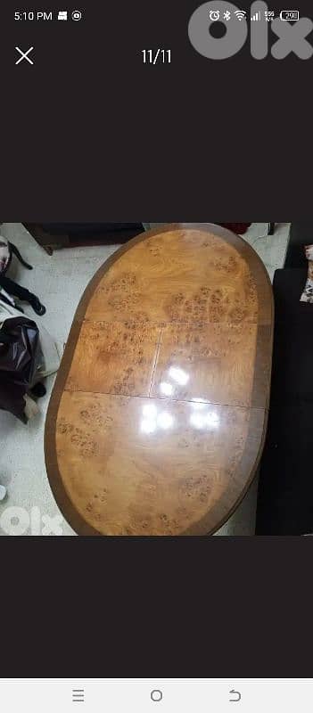 طاولة مع كراسي خشب زين ا 0