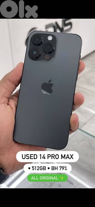 iphone 14 pro max 512G. black