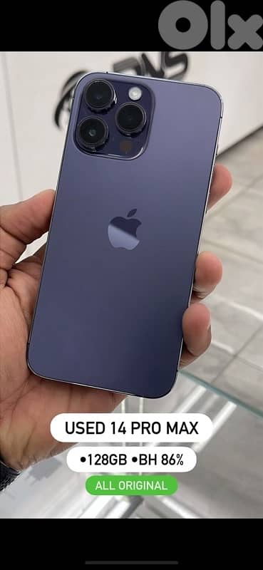 iphone 14 pro max 128G purple 0