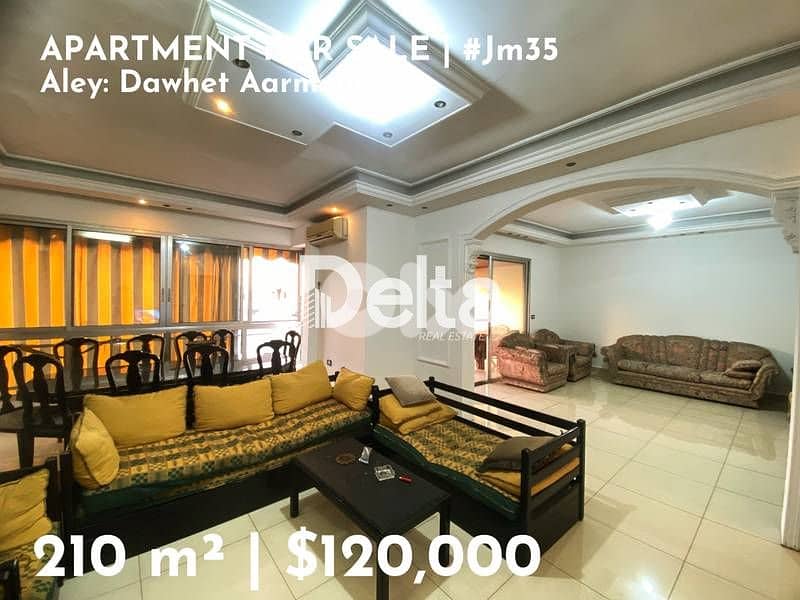 Catchy apartment for sale in dawhet aarmoun, aley / دوحة عرمون، عاليه 0