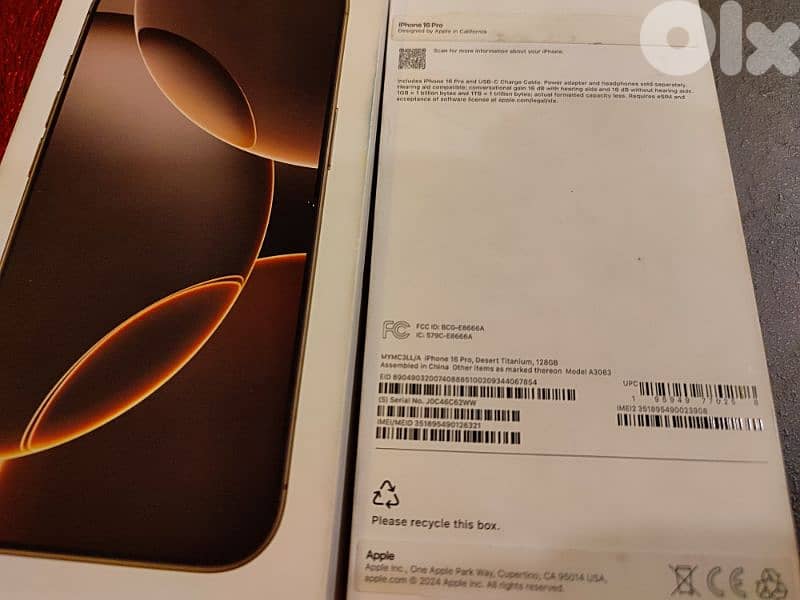 iphone 16 pro 128 gb esim ajdad men l jdid 3