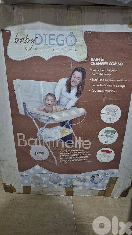 babies bath and changer combi 0