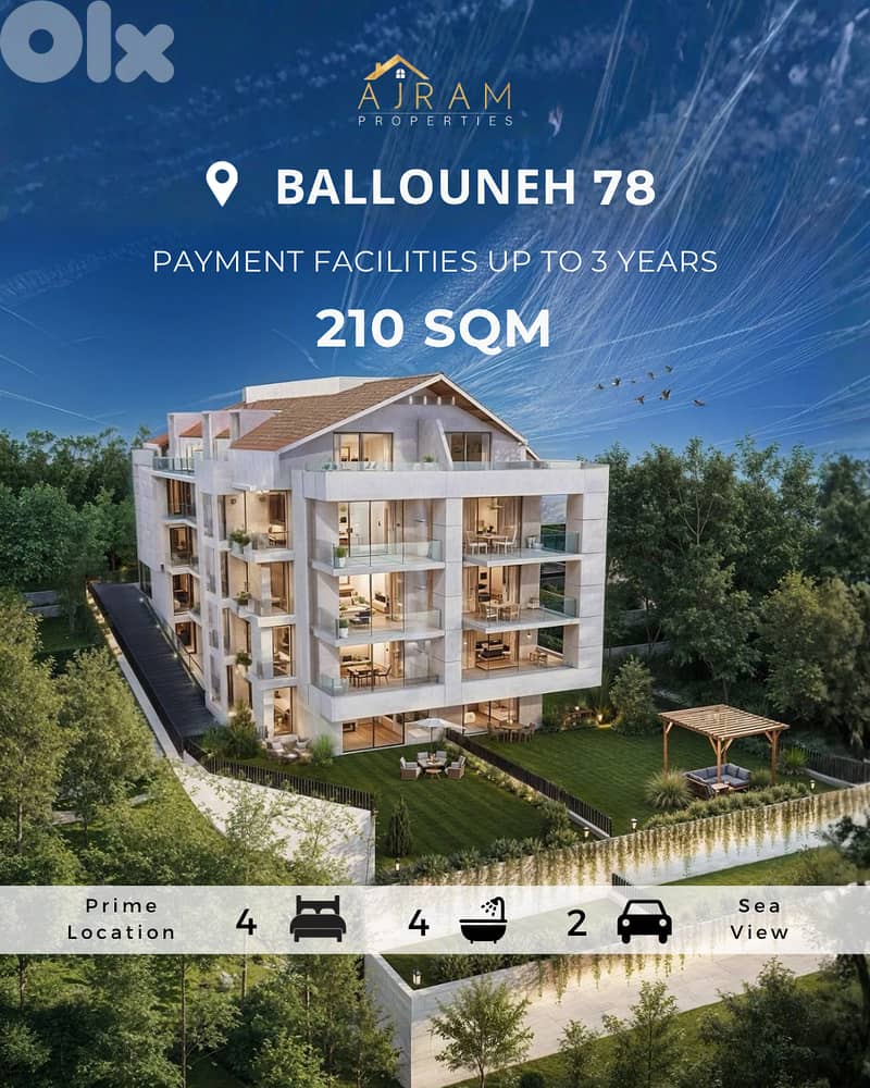 Ballouneh 78 | 210 sqm | 3-year plan 0