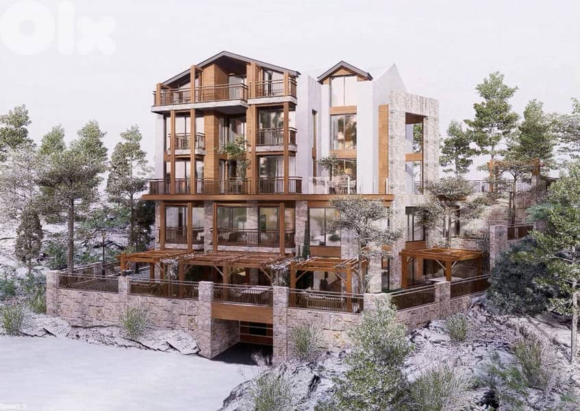 RWK123DZ - Under Construction Triplex Apartment For Sale in Kfardebian 0