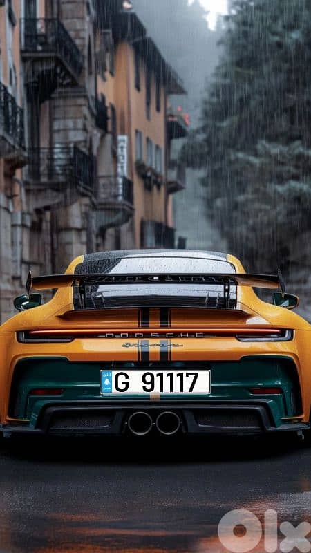 Golden Car Plate Numbers 1