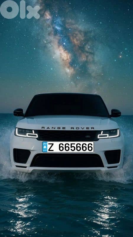 Golden Car Plate Numbers 6