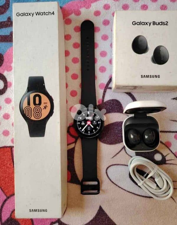 Samsung A73 5g original & Samsung buds 2 & Samsung watch 4 2