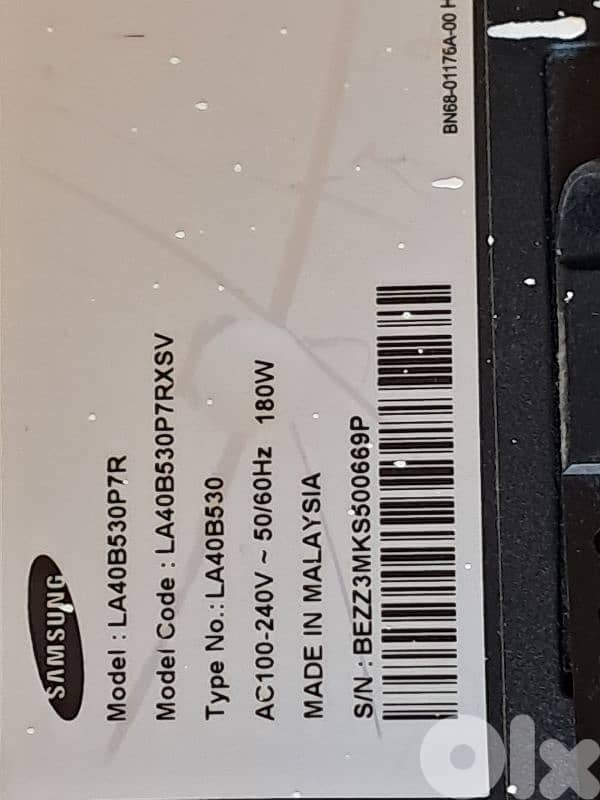 sumsung lcd tv 40" 4