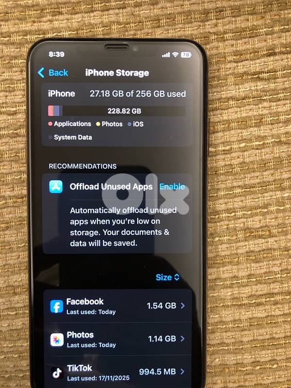 iphone x smax  super orginal 0