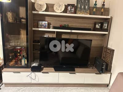 meuble tele bibliotheque