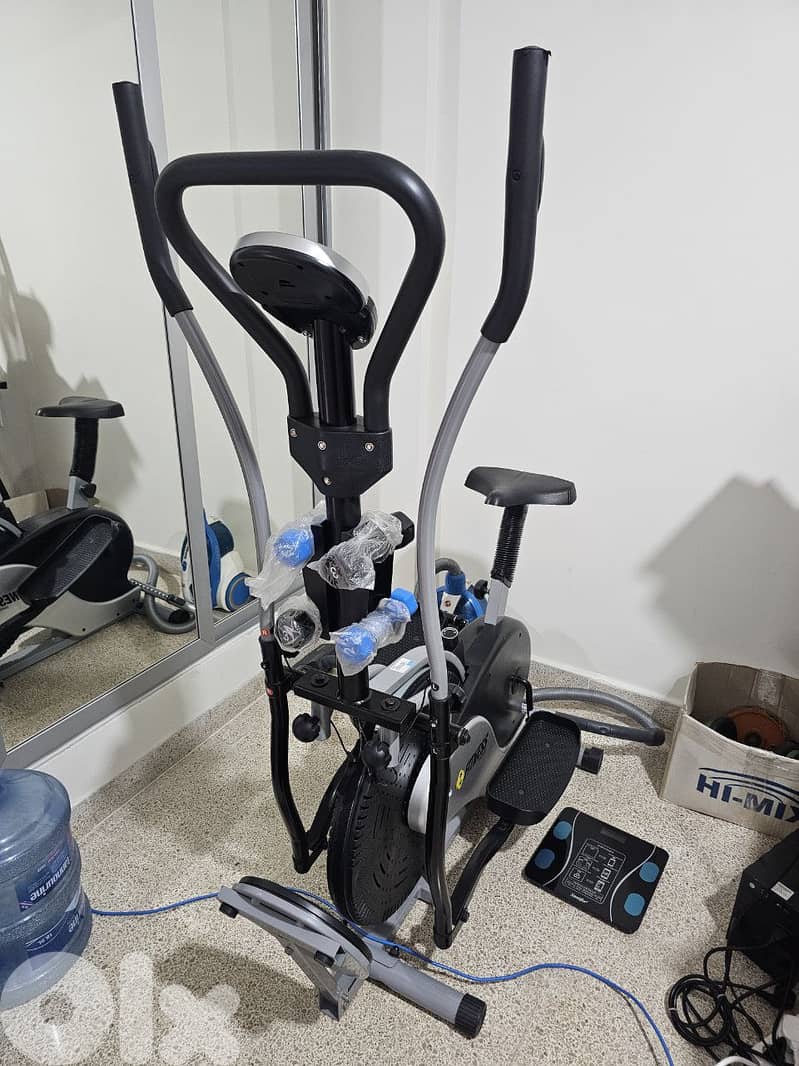 Fitness Factory mint condition Elliptical Trainer + Cycling machine 1
