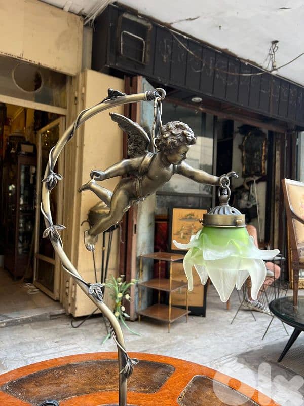 French lamp bronze desk antique لمبادير برونز فرنسي شغل مميز جداا 2