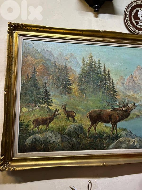 French tableau Christian ziebold signee تابلو لوحة فرنسية ممضية اصلية 2