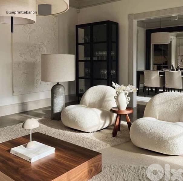 Rebecca Boucle Sofa Chair 1