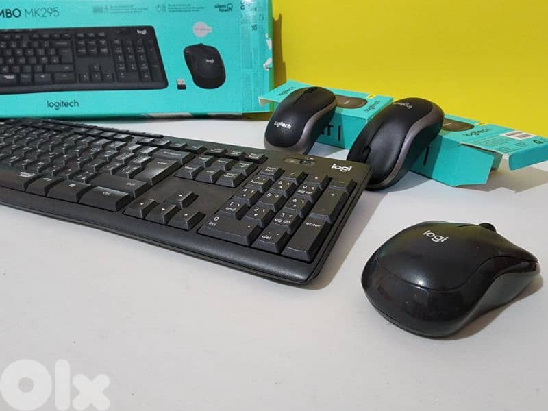 Logitec original Keyboard + mouse 0