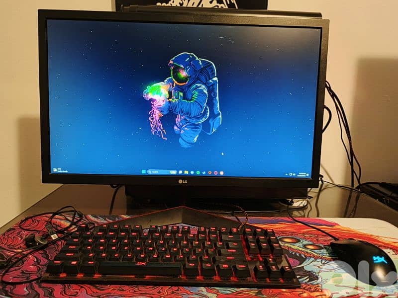 Gaming pc dual monitor setup 1