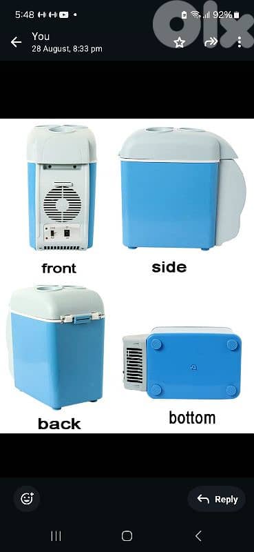 mini car fridge hot and cold 1