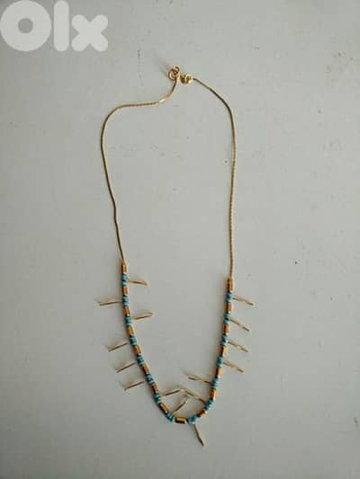 Necklace with blue stones - Not Negotiable
