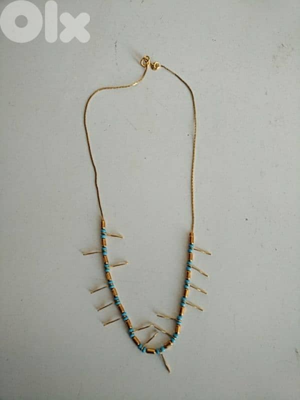 Necklace with blue stones - Not Negotiable 0