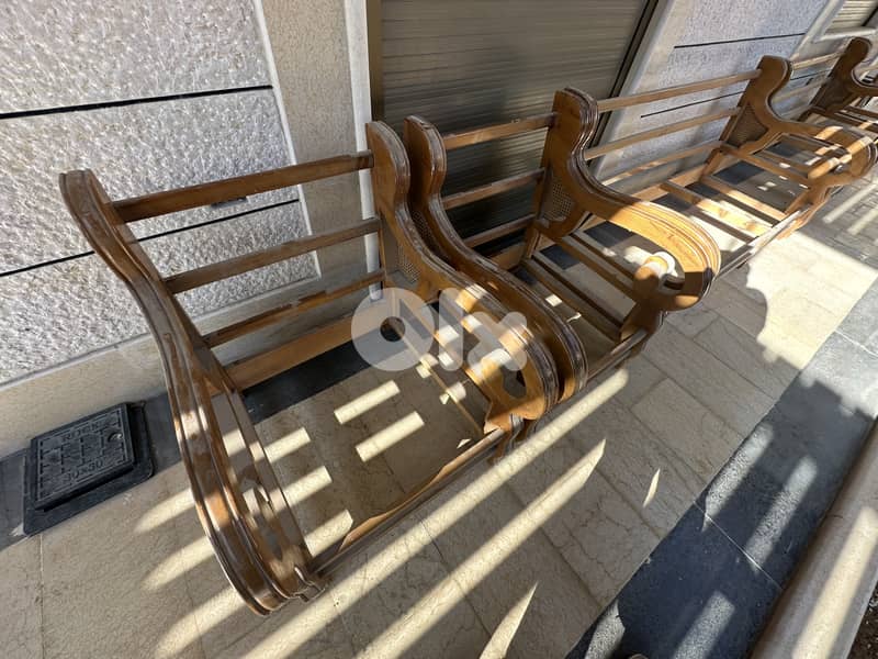 Unfinished furniture wood sofas 1