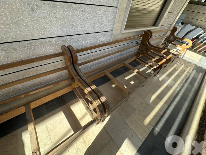 Unfinished furniture wood sofas 4