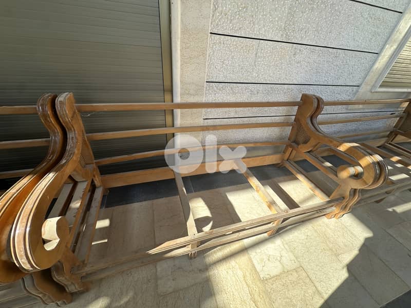 Unfinished furniture wood sofas 5