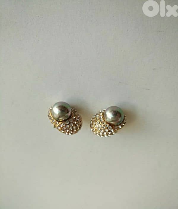 Strass pearl earrings - Not Negotiable 0