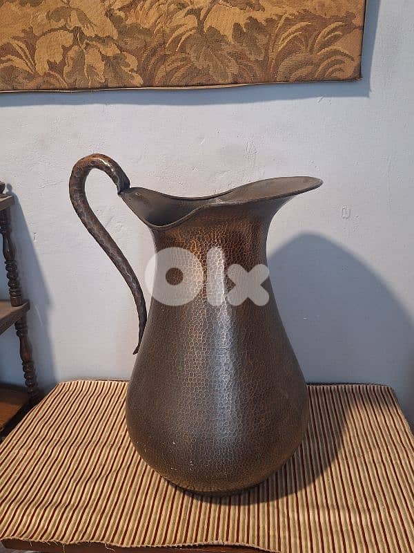 large antique italian brass vase 3