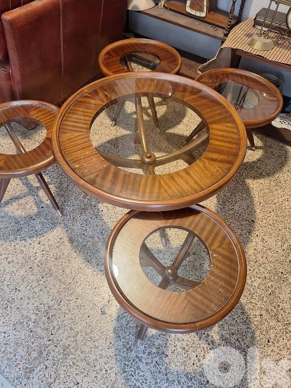 1950 coffee tables set of 5 pieces 1